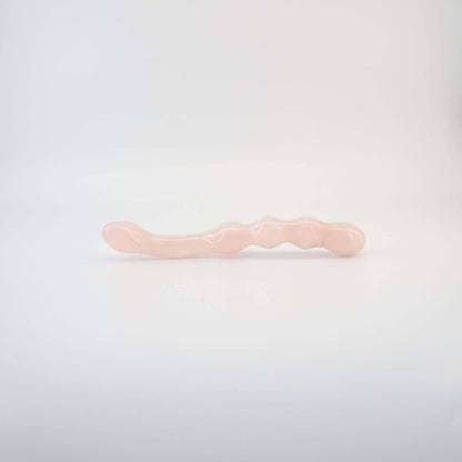 Mirava Rose Quartz Crystal Wellness Wand | Meditation, Energy Work & Self-Care
