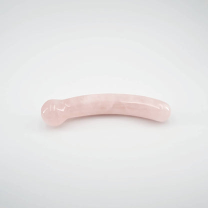 Mooncrest Rose Quartz Crystal Wellness Wand | Meditation, Energy Work & Self-Care