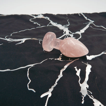 Orbella handcrafted rose quartz crystal wellness tool made from natural rose quartz for meditation, mindfulness, relaxation, energy work, chakra balancing, and luxury self-care rituals.