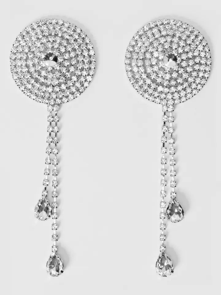 Rhinestone Cone & Dangle Pasties