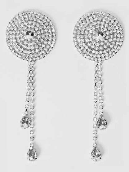 Rhinestone Cone & Dangle Pasties