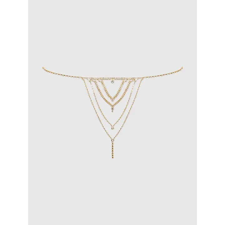 Rhinestone V-Front Panty