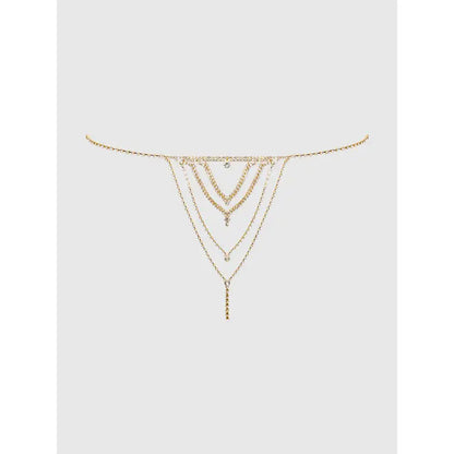 Rhinestone V-Front Panty