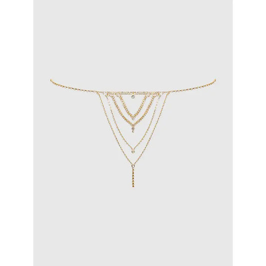 Rhinestone V-Front Panty