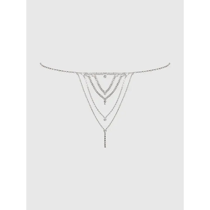 Rhinestone V-Front Panty