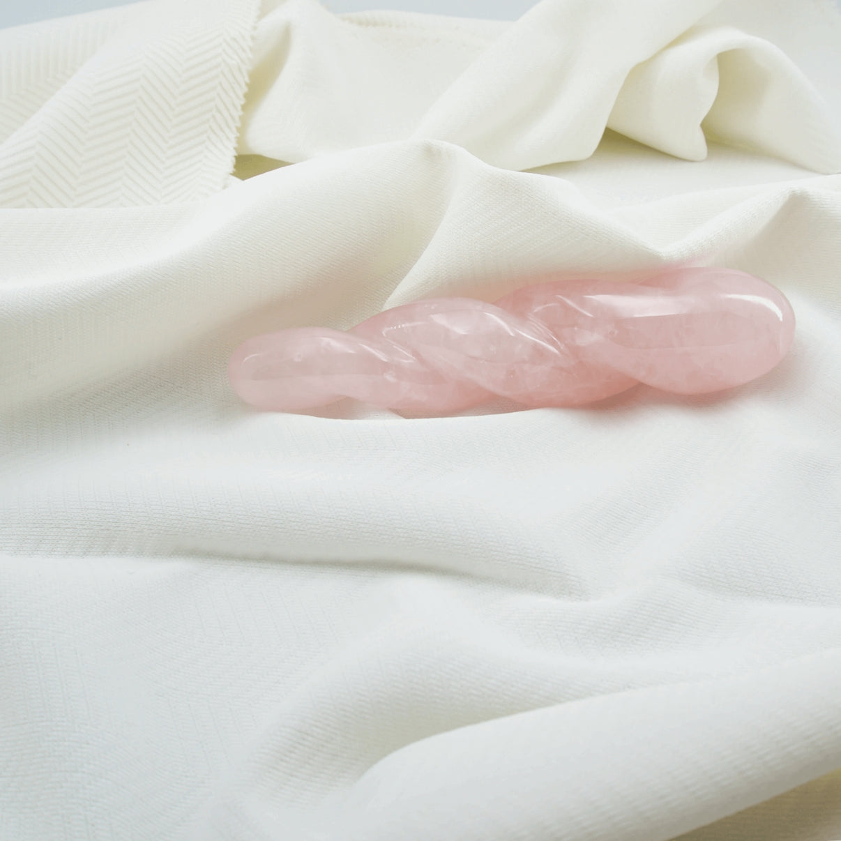 Ripplea Rose Quartz Crystal Wellness Wand | Meditation, Energy Work & Self-Care