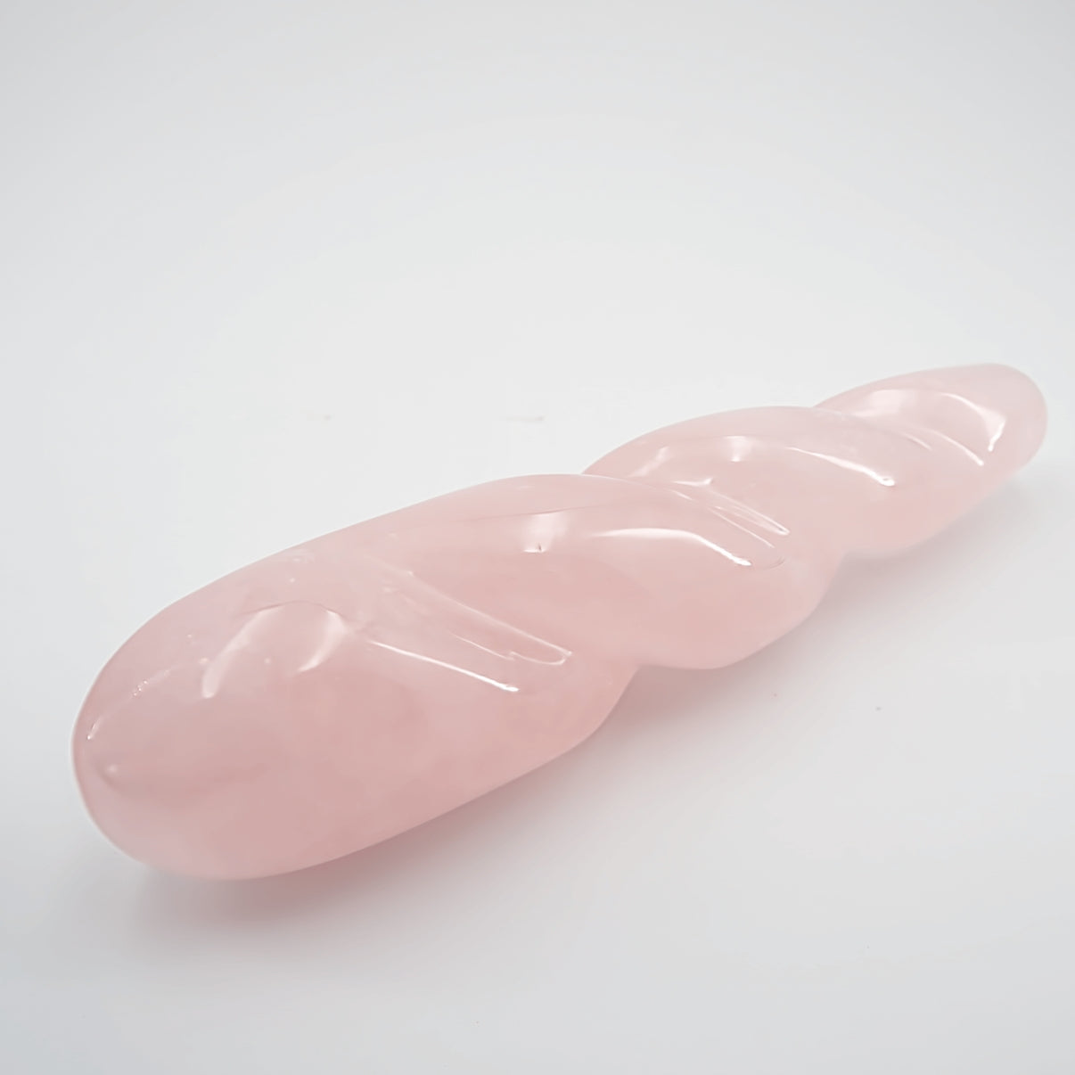 Ripplea Rose Quartz Crystal Wellness Wand | Meditation, Energy Work & Self-Care