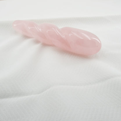Ripplea Rose Quartz Crystal Wellness Wand | Meditation, Energy Work & Self-Care