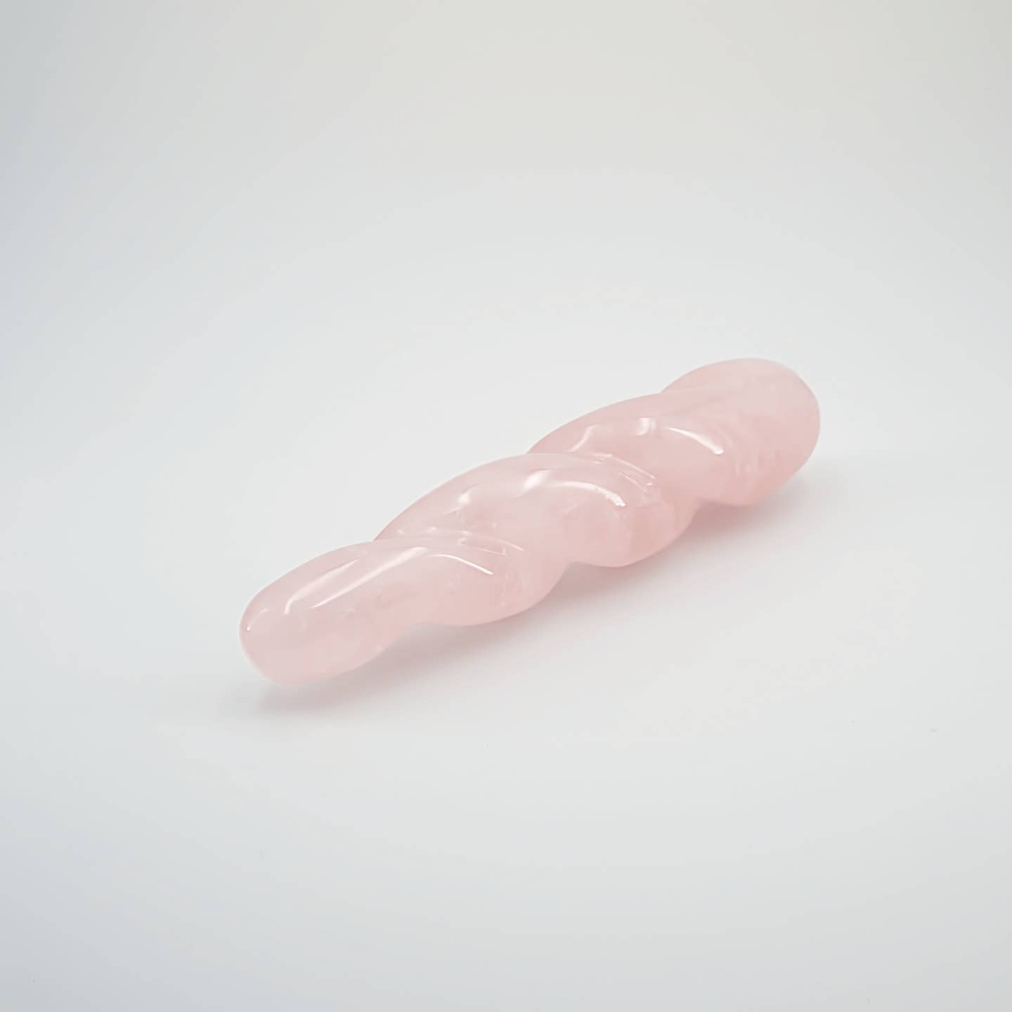 Ripplea Rose Quartz Crystal Wellness Wand | Meditation, Energy Work & Self-Care