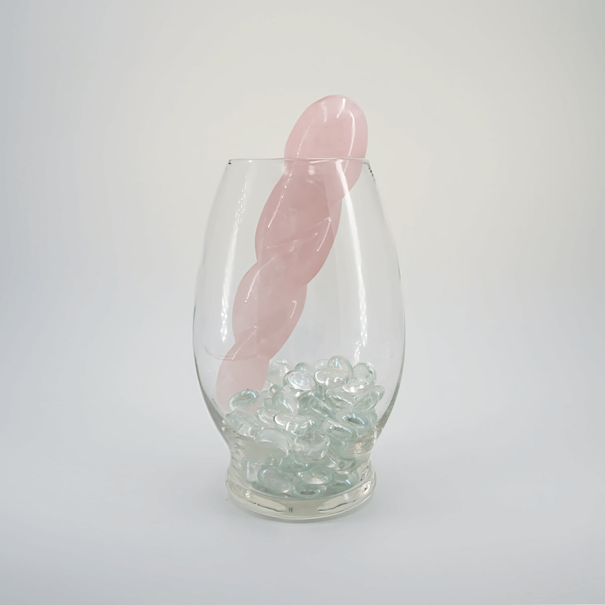 Ripplea Rose Quartz Crystal Wellness Wand | Meditation, Energy Work & Self-Care