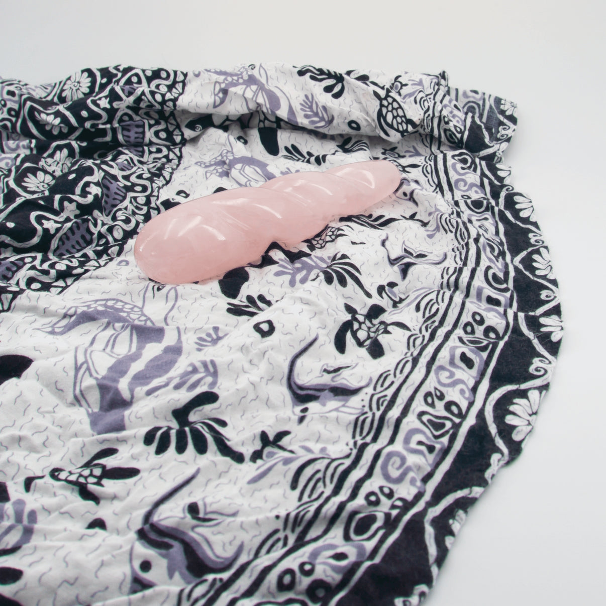 Ripplea Rose Quartz Crystal Wellness Wand | Meditation, Energy Work & Self-Care