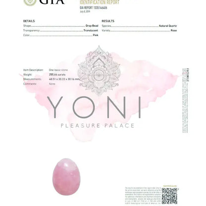 Rose Quartz Yoni Egg