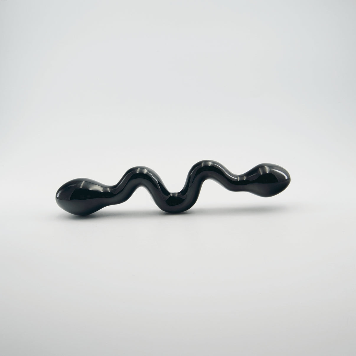 Serpentine Black Obsidian Wand | Handcrafted Crystal Wellness & Massage Wand
