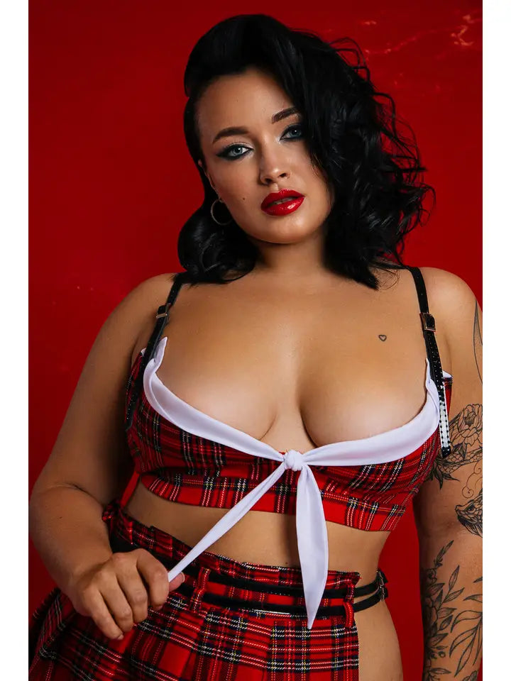 Sexy School Uniform Cosplay Outfit