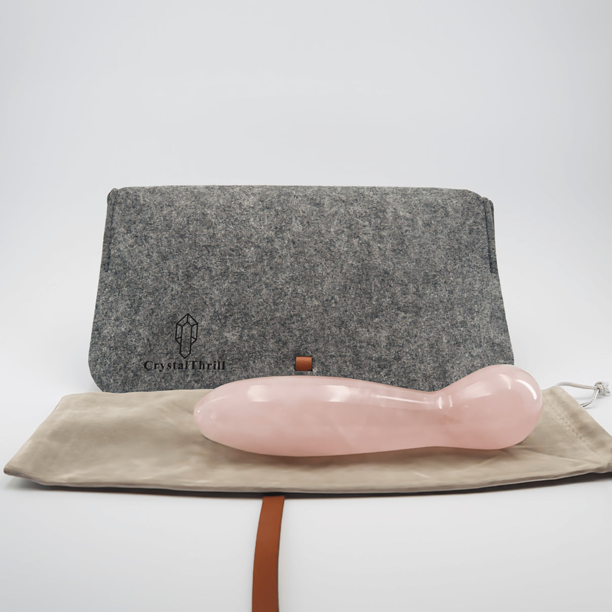 Solace Rose Quartz Crystal Wellness Wand | Meditation, Energy Work & Self-Care