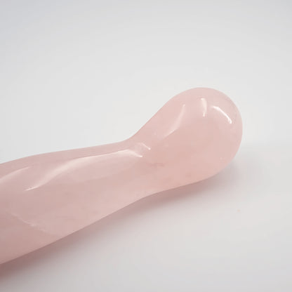 Solace Rose Quartz Crystal Wellness Wand | Meditation, Energy Work & Self-Care