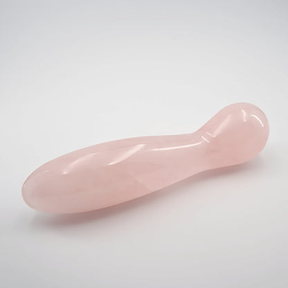 Solace Rose Quartz Crystal Wellness Wand | Meditation, Energy Work & Self-Care