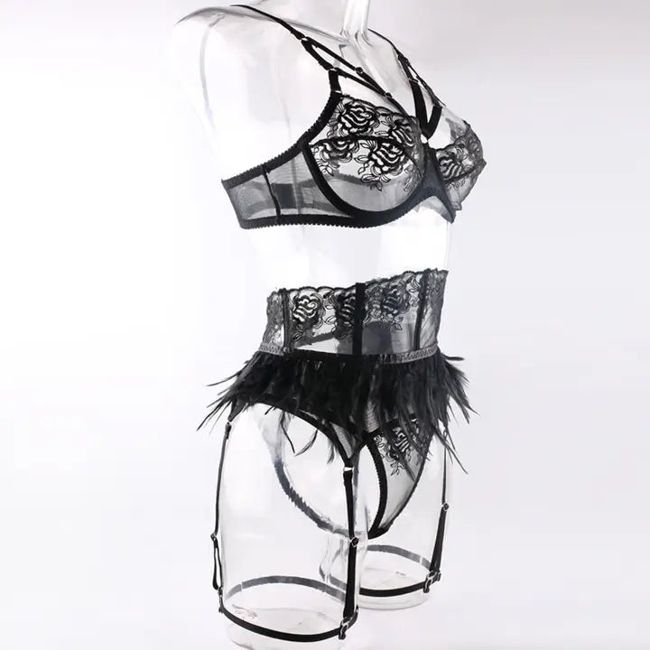 Sweetkama Sexy Solid Color Lingerie Set