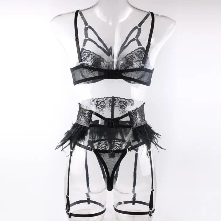 Sweetkama Sexy Solid Color Lingerie Set