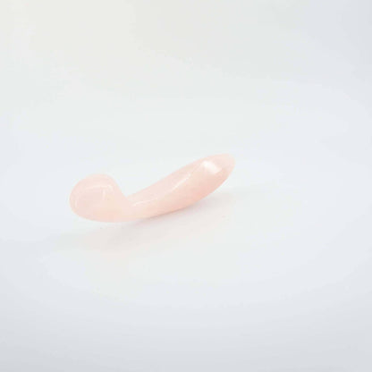 Sylora luxury rose quartz crystal wand handcrafted from natural rose quartz for meditation, wellness, mindfulness, relaxation, and energy work.