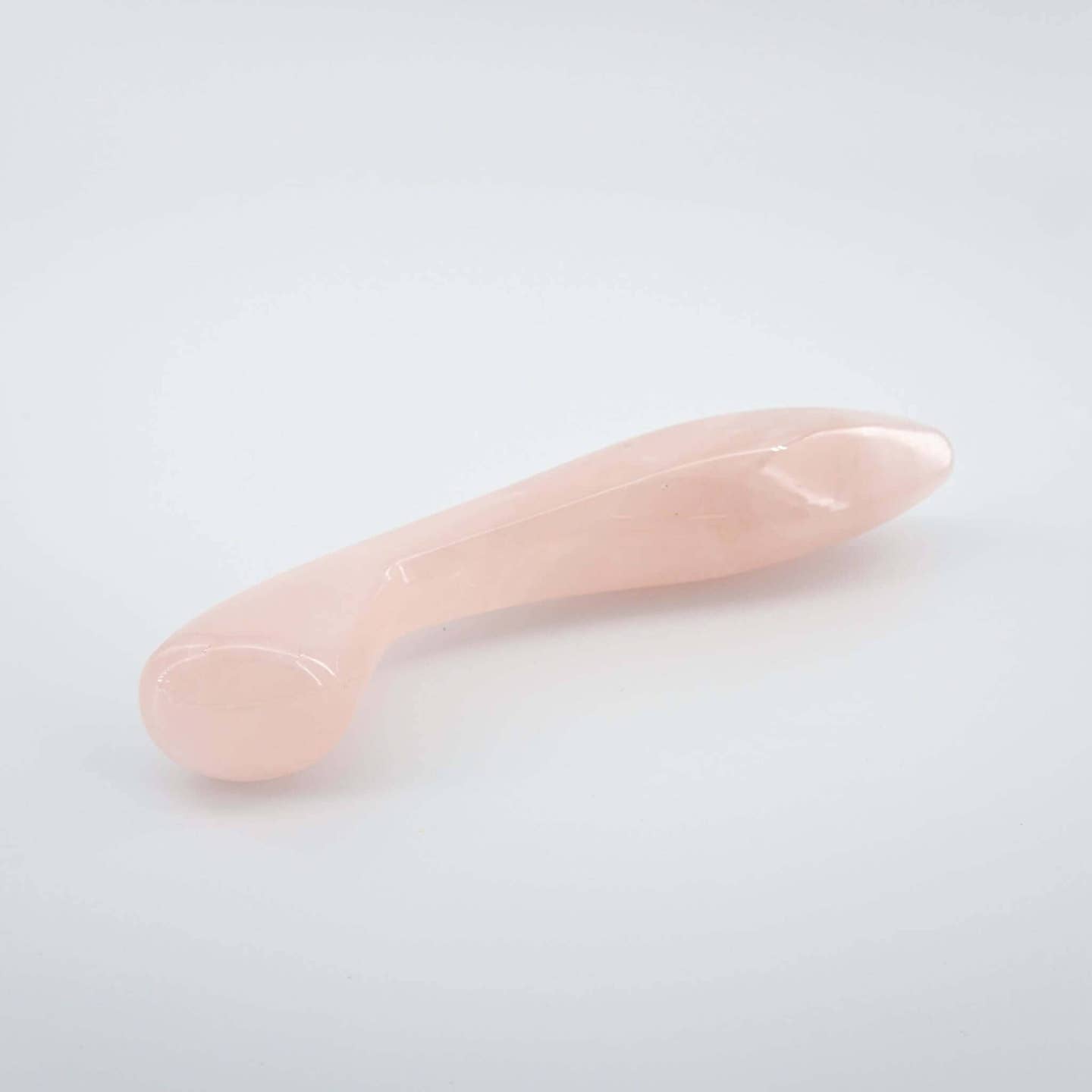 Sylora luxury rose quartz crystal wand handcrafted from natural rose quartz for meditation, wellness, mindfulness, relaxation, and energy work.