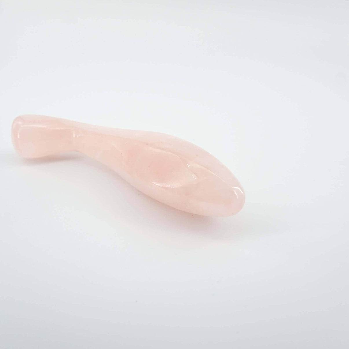 Sylora luxury rose quartz crystal wand handcrafted from natural rose quartz for meditation, wellness, mindfulness, relaxation, and energy work.