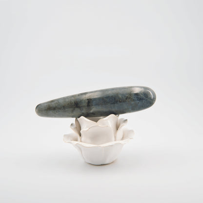 Taperella-L Labradorite Crystal Wellness Wand | Meditation, Energy Work & Self-Care