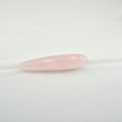 Taperella-R Rose Quartz Crystal Massage Wand