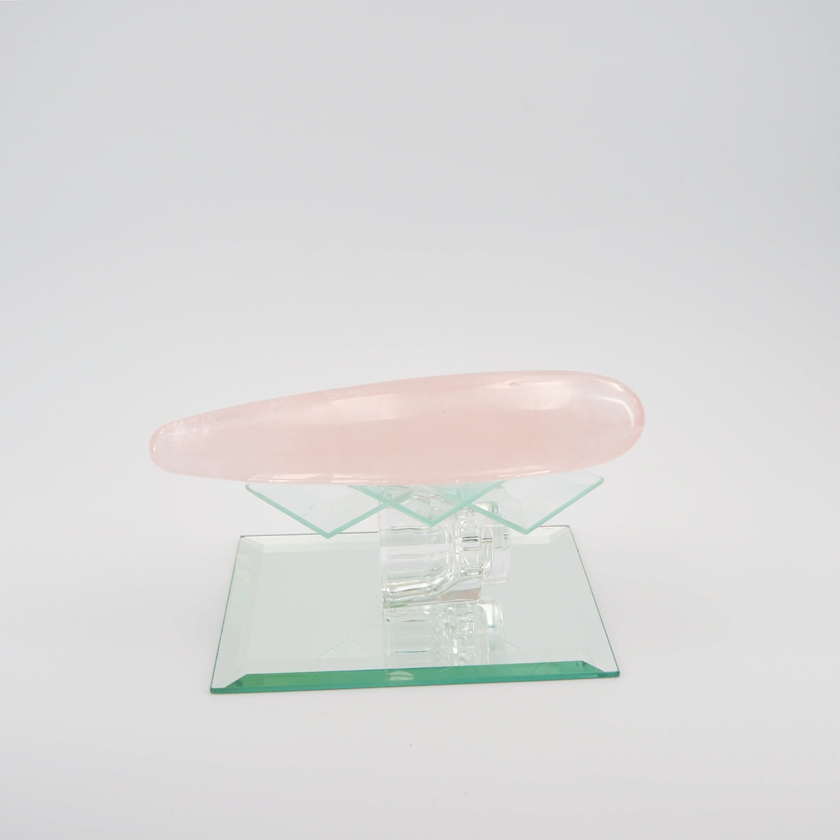 Taperella-R Rose Quartz Crystal Massage Wand