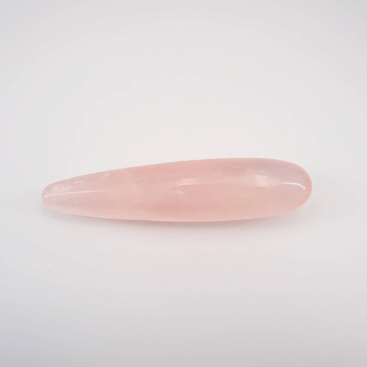 Taperella-R Rose Quartz Crystal Massage Wand
