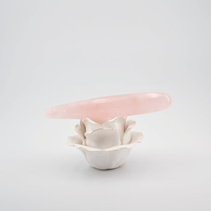 Taperis Rose Quartz Crystal Slim Wand