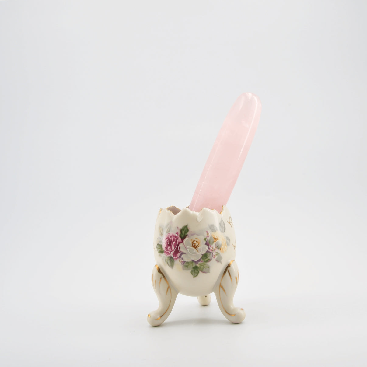 Taperis Rose Quartz Crystal Slim Wand