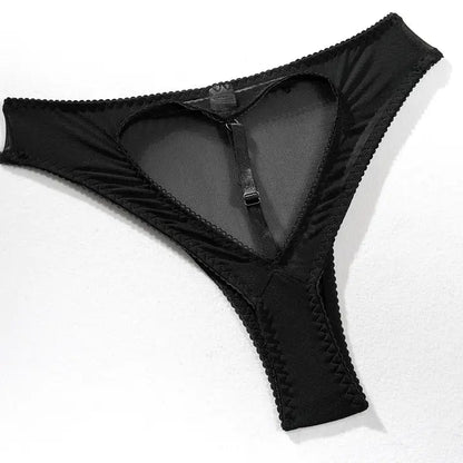 Tassel Sexy Lingerie Set with Garter Belt