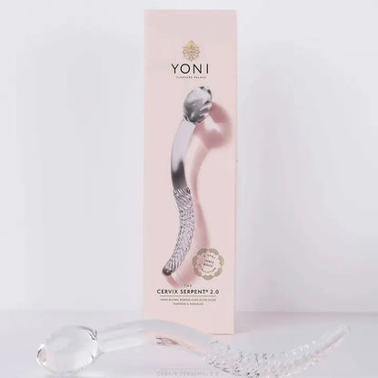 The Cervix Serpent™ Glass Dildo Pleasure Wand