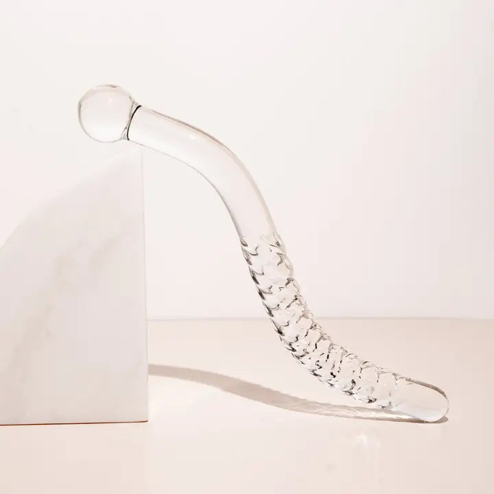 The Cervix Serpent™ Glass Dildo Pleasure Wand