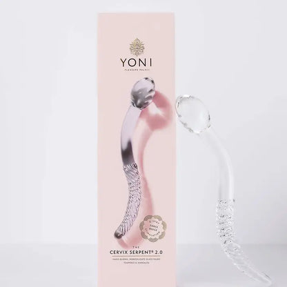 The Cervix Serpent™ Glass Dildo Pleasure Wand
