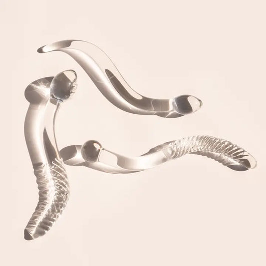 The Cervix Serpent™ Glass Dildo Pleasure Wand