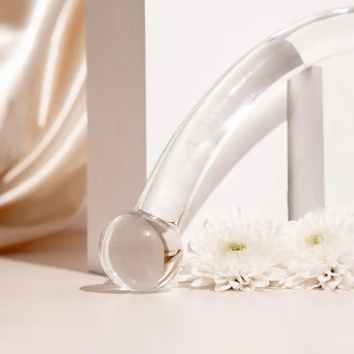 The Crescent Glass Dildo Pleasure Wand