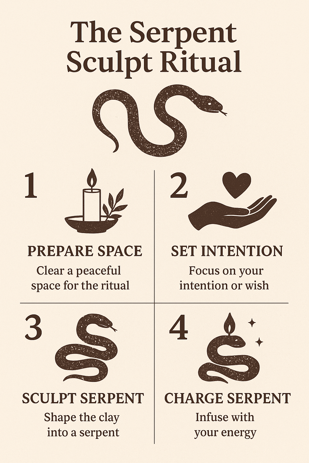 The Serpent Sculpt Ritual