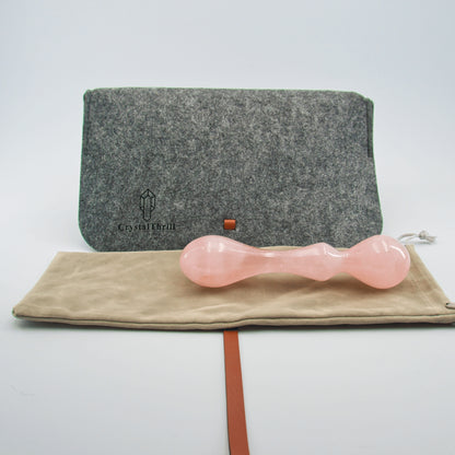 Vitalis Rose Quartz Wellness Wand | Pelvic Wellness, Meditation & Self-Care