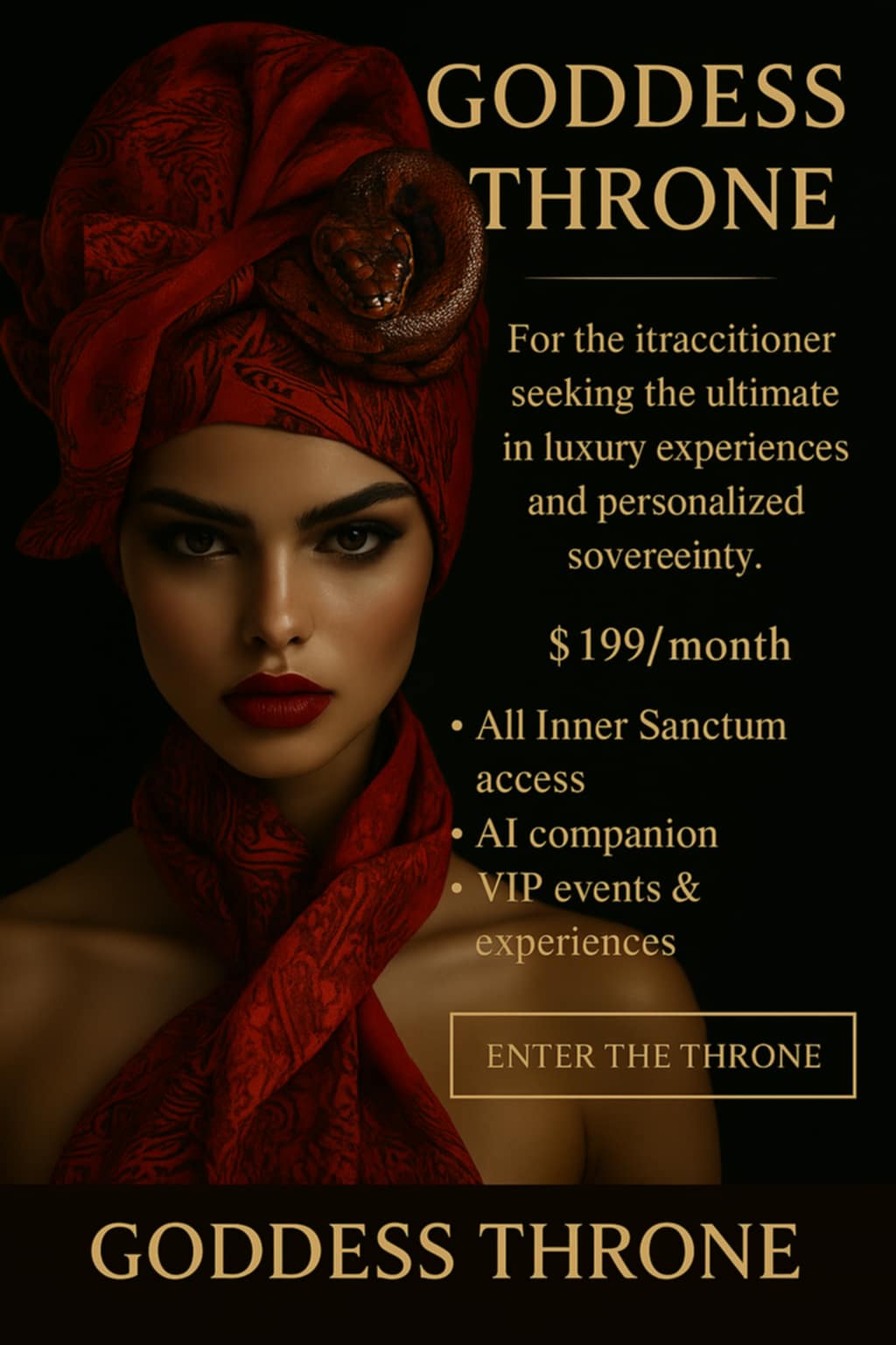 Goddess Throne